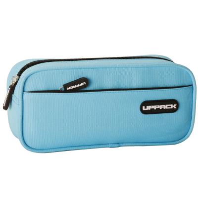 China Schools & Offices Double Layer Pencil Case Pencil Bag With Two Zippers for sale