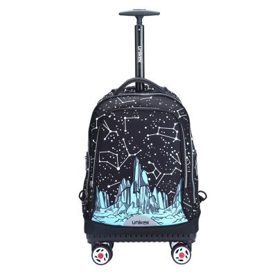 China UNIKER New Arrival Water Repellent Backpack Hard Bottom Trolley Bag Outdoor Trolley Bag For Women for sale