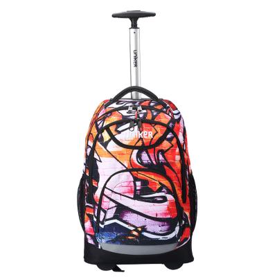 China UNIKER Water Repellent Business Trolley Backpack Fashion Trolley Bag Backpack Smart Trolley Bag For Kids for sale