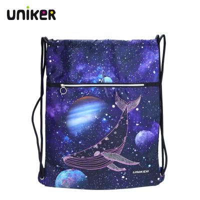 China UNIKER Large Capacity Waterproof Shoe Bag Wholesale Gym Rucksack Travel Backpack Organizer Simply for sale