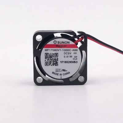 China MF17080V1-1000C-A99 hotels sunon fan 1708 17X17X08mm 17mm mini drone fan for sale