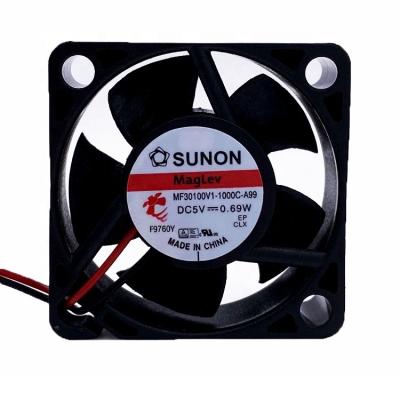 China Hotel 30mm fan MF30100V1-1000C-A99 30X30X10mm sunon fan in current 5V axial maglev industrial fan for sale