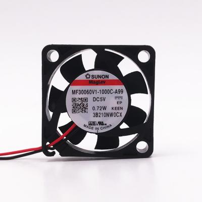 China Car Low Noise Lamp MF30060V1-1000C-A99 Sunon 3006 30X30X06mm 5V 12V Fan for sale