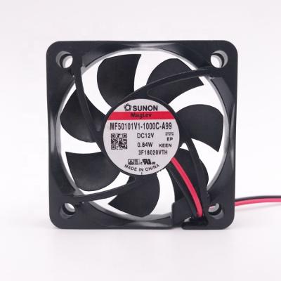 China Factory Shape Square Electron SUNON Axial Flow Fan 12V MF50101V1-1000C-A99 for sale