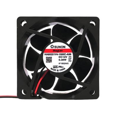 China Sunon Hotels HA60251V4-1000C-A99 60X60X25mm fan 6025 12V maglev vape supporting silent fan for sale