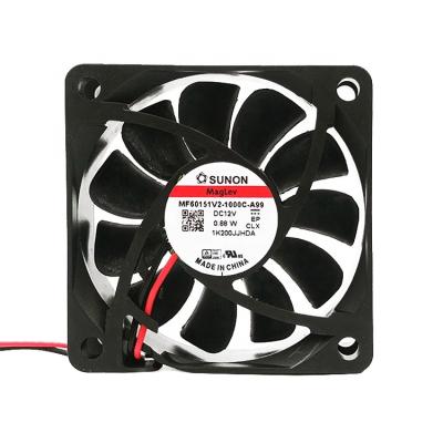 China Exhaust Air Cooling Factory Outlet 60x60x15mm High Speed ​​Industrial Fan , DC Fan MF60151V2-1000C-A99 for sale