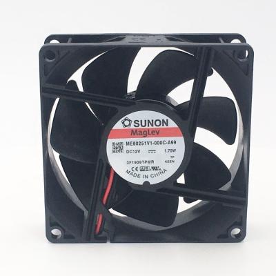 China ME80251V1-000C-A99 Sunon Hotels Fan 8025 80X80X25mm Industrial 12V Fan for sale