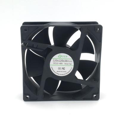 China Hotels 120X120X38mm Cojinete DC Axial Fans portatil ventilador de refrigeration 12v 24v 48v for sale