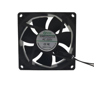 China Building Material Stores Factory Outlet 220V FAN 80x80x25mm AC 220-240V Axial Fans , 8025 High Speed ​​Fan Motors for sale