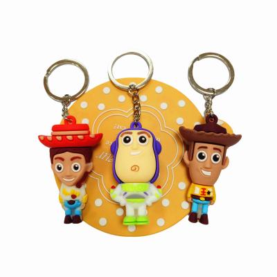 China Cute Anime Zoom Light Year Story Cartoon Cute Pendant Toy PVC Key Chain for sale