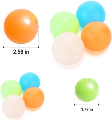 China Non-Toxic Air Models Glow Balls Effort, Sticky Wall Balls Ceiling Balls, Squishy Ball Glow Relax Toys for sale