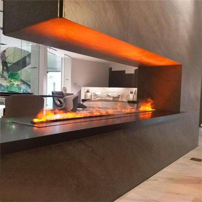 China Water Vapor Steam Electric Fireplace Bluetooth Customized Deluxe Remote Control Electric Fireplace for sale