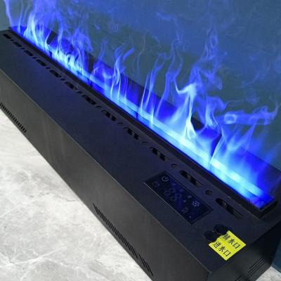 China Contemporary Style Water Electric Fireplace LED Realistic Fire Flame Water Vapor Steam Fireplace en venta