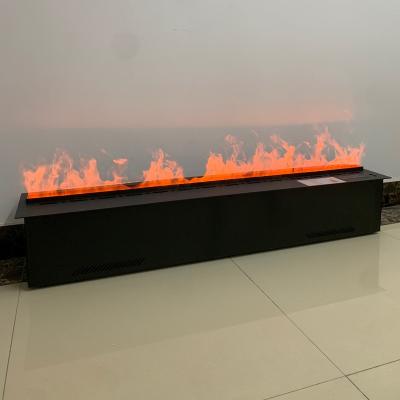 China Fake Flame Water Vapor Electric Fireplace 1300mm Electric Fireplace Humidifier for sale