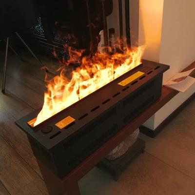 China Decorative luxury without heat 3D water vapor steam electric fireplace for sale