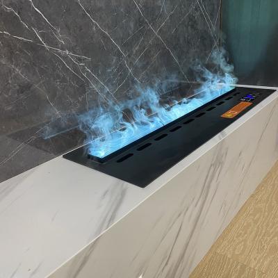 China Decorative Led Light Popular High Quality Seven Colors Changing 3D Water Vapor Steam Fireplace en venta