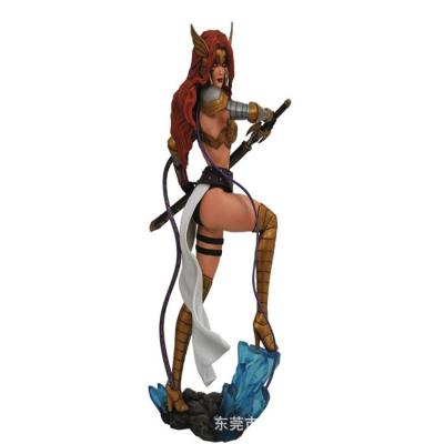 China Resin Custom Make Anime Cartoon Girl Action Figure Toys Wholesale 3D Printed Action Figure for sale