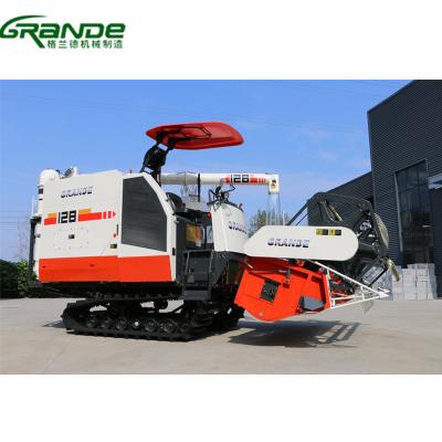 China 4LZ-7.0 120HP Large Tank Rice Combine Wheat Combine Harvester For Sale With Factory Price for sale