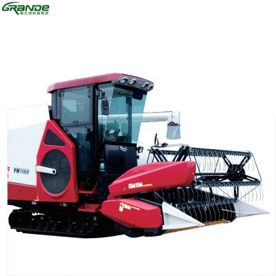 China 2020 new rice machinery japan yanma YH1180 combine harvester machine for rice small for sale