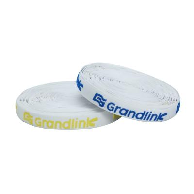 China Soft and Flexible Top Quality Oem Designs Custom Color Silicone Printed Elastic Band With Logo for sale