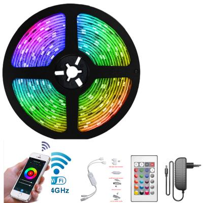 China High Quality Colorful 5M Theme Park Snake 5050 Smart Kit Dream Color LED Strip 2835 App Wifi Flexible Color Changing Lights For Decoration for sale