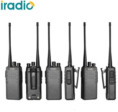 China iradio V-1300 professional single band VHF/UHF portable analog two way radio transceiver with military grade 1100mAh for sale