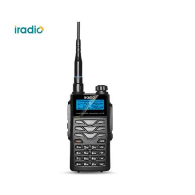 China Iradio F9 VHF UHF Walkie Talkie 5w Handheld Dual Display 1500m Two Way Radio OH (Li-ion Battery) for sale