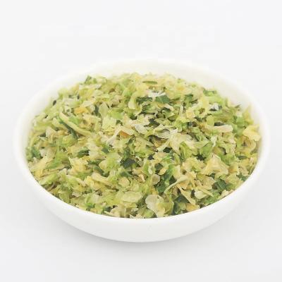 China Dried High Quality Dehydrated Vegetables Green Dried Cabbage Flakes for sale