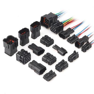 China Custom Auto Connector 1P/2P/3P/4P/6P/8P/12P/14P/16P Automotive Wire Harness Electrical Wire Harness Connectors Customization for sale