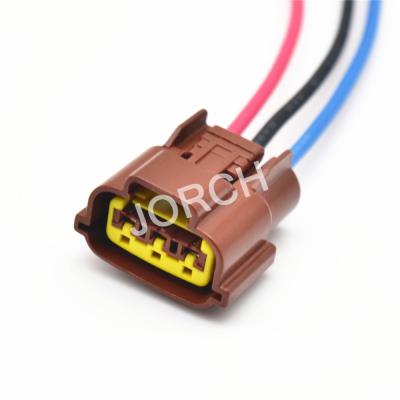 China Custom 3 Pin Female Automotive Auto Wire Harness Connector For SR20 Throttle Position Sensor TPS Connector 6098-0142 for sale