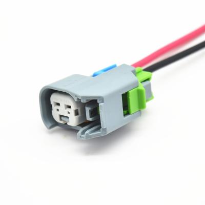 China Delphi pa66 custom waterproof female auto connector electrical wire harness 2 pin auto wire harness connector 15419715 for sale