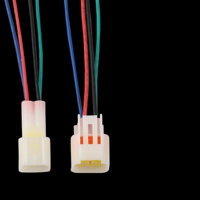 China Custom Electrical Male Female 2.3mm Automotive Auto Connector Harness Wire 4P Waterproof Plug Connector for sale