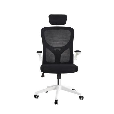 China Adjustable (Height) Heated Executive High Back Adjustable Mesh Office Chair Size With Headrest for sale