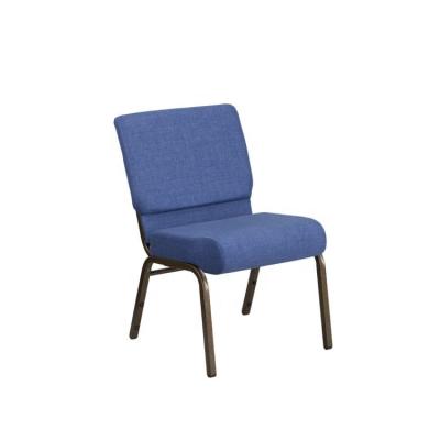 China Modern Wholesale Upholstered Interlocking Stackable Chair Conference Metal Padded Theater Metal Church Chairs For Auditorium for sale