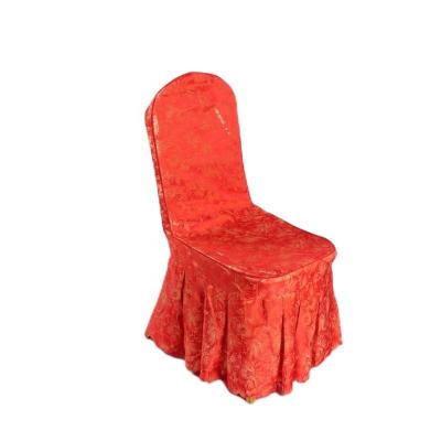 China Other High Grade New Design Folding Chair Covers Red Color Customized Chair Covers For Wedding Party for sale