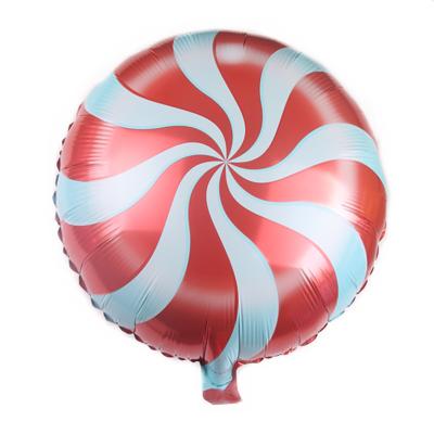 China New Eco-friendly Disposable Windmill Candy Lollipop 18 Inch Foil Balloon For Kids Birthday Party Decorations 200987 for sale