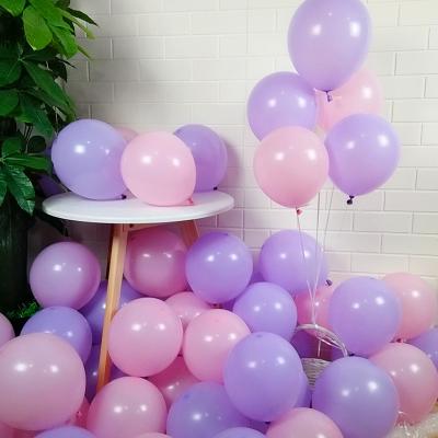 China Eco-Friendly 12 Inch Macaron Pastel Latex Disposable Round Balloons For Wedding Baby Shower Birthday Party 200957 for sale