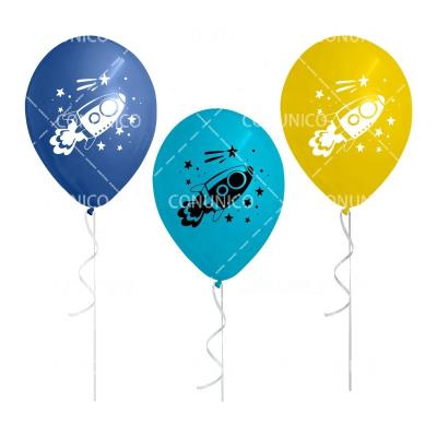 China Hot Sale Outer Space Theme Happy Birthday Foil Balloons Helium Eco-friendly Disposable Balloons For Kids Balloon Birthday Party Decoration 202992 for sale