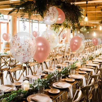 China Wholesale Eco-Friendly Wedding Decoration 45cm Balloon Latex Stuffing Clear Balloons For Sale for sale