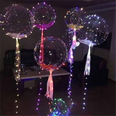 China Eco-Friendly Led Bobo Balloons Christmas Party Balloons With Led String Light Led Balloons for sale