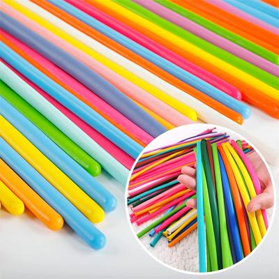 China Animal/Flower Wholesale Toy Making Long Shaped 30cm Matte Colorful DIY Twisting Latex Magic Modeling Balloons for sale