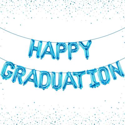 China Decoration Balloons Digital Wholesale 16 Inch Number Letter Graduation Party Decor Inflatable Foil Balloons for sale