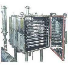 China High Temperature Drying Vacuum Tray Dryer Batch - 500Kgs Loading Capcity for sale