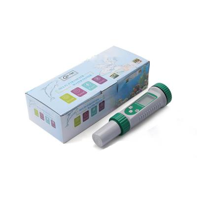 China ABS Water Specific Quality pH Tester EC TDS Temp Gravy Salt Meter 6 In 1 for sale