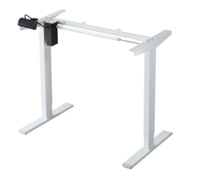 China Adjustable (height) Single Motor Height Adjustable Table Office Furniture 2 Stage Sit and Standing Desk for sale