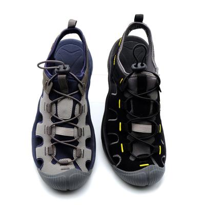 China Fashion Trend PU Designers Summer Increasing Rubber Man Sports Sandal 2021 Style for sale