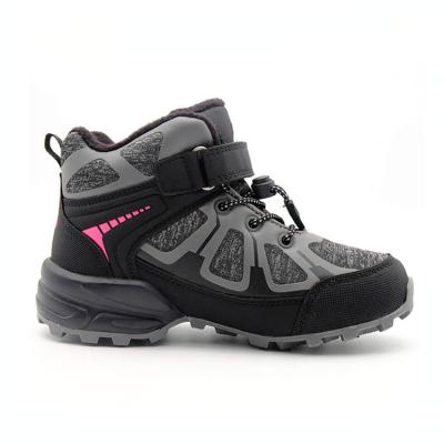 China Wholesale High Quality Pink Mesh+eva PU Fabric Off Waterproof Outdoor Kids Hiking Shoes for sale