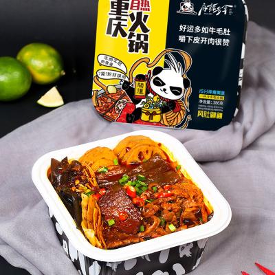 China Wholesale Instant Tasty Spicy Plastic Beef Flavor Haidilao Lazy Hot Pot Instant Pot Food Quick Prepare for sale