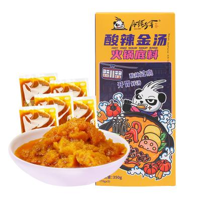 China Cooking Soup Seasoning Hotpot Flavor Hotpot Factory Price Delicious Instant Spicy And Sour Base In 350g Packets for sale