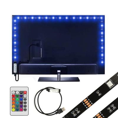 China Hotel Black 5V 1M 2M 3M 5M 1M 2M 3M 5M Flexible Black 5V Hotel PCB RGB WIFI Smart LED Strip TUYA APP Control APP Control Colorful Waterproof IP65 TV Strip for sale